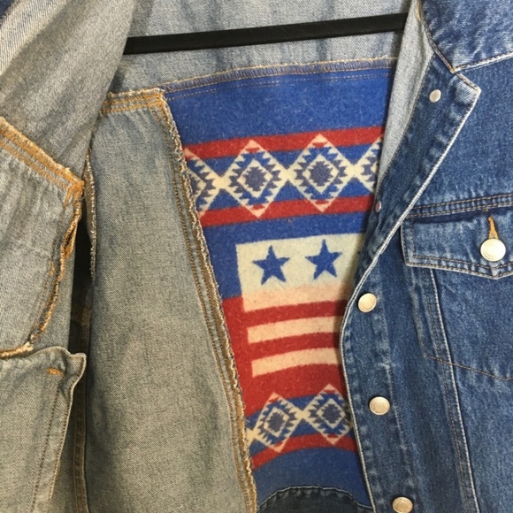 Pendleton Native Wool Denim Jacket L - Picture 6 of 8